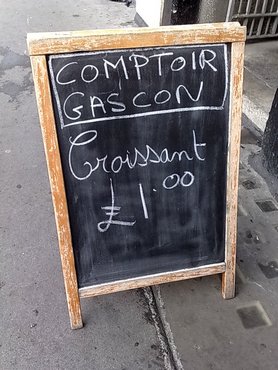 Comptoir gascon one quid croissant Comptoir gascon one quid croissant