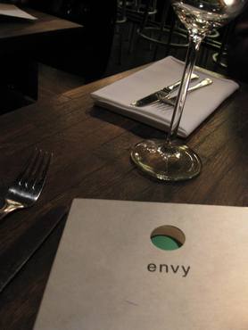 Envy menu