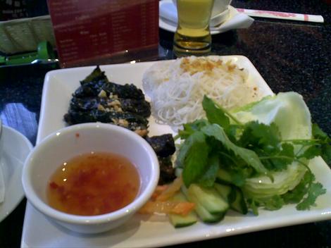 Beef in betal leaves