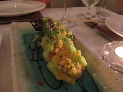Kai wasabi prawns