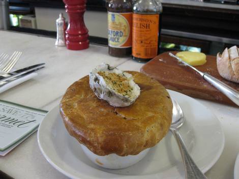 Hix oyster and chophouse beef and oyster pie
