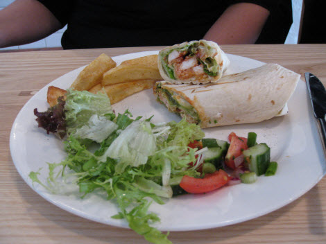 Tbc burrito with chips