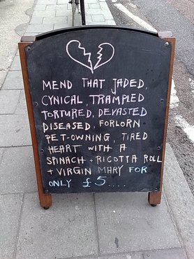 Sign on kingsland road