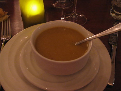 Dubai thyme pumpkin soup