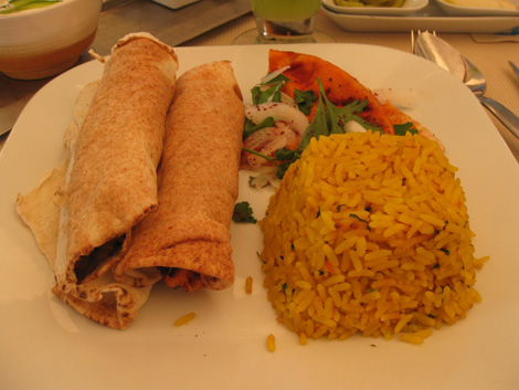 Duba cafe blanc mixed grill