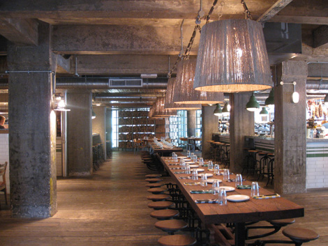 Pizza east inside