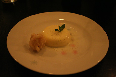 Civet cat club pannacotta
