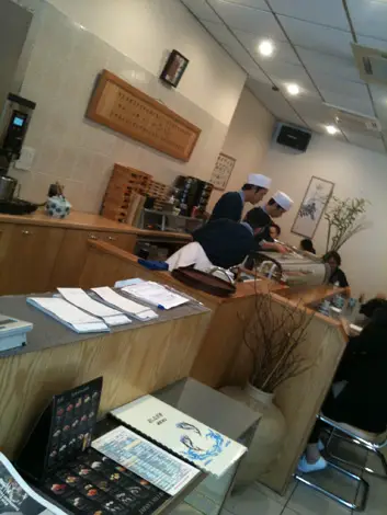 Sushi hiro inside