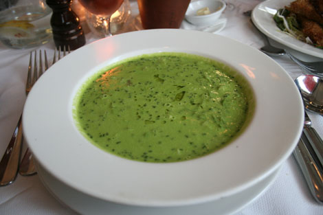 Bistro bruno loubet pea soup
