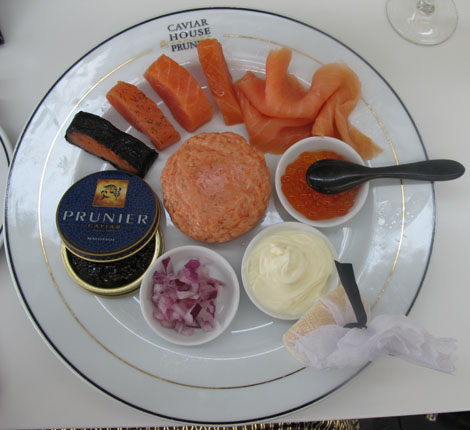 Heathrow caviar house