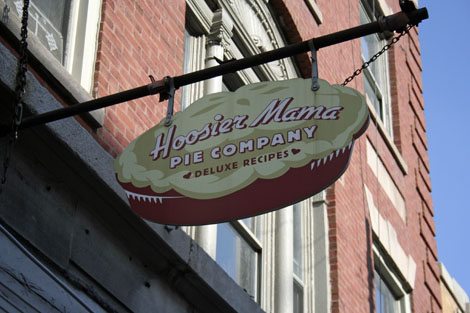 Hoosier mama sign