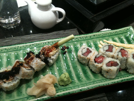 Sushi at harrods