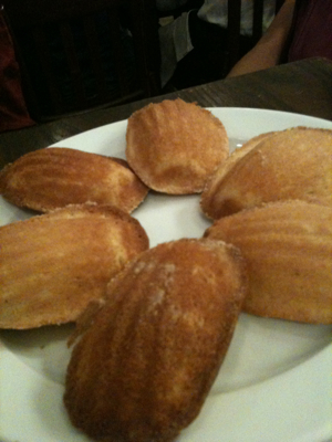 Madeleines at St. John